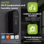 GRB GREENBLUE GB741 vonkajší WiFi senzor teploty a vlhkosti, Android/iOS, 3,0 V DC, 2xAAA, IP65