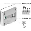Káblový izbový termostat R-S1 čierny Tech Sterowniki