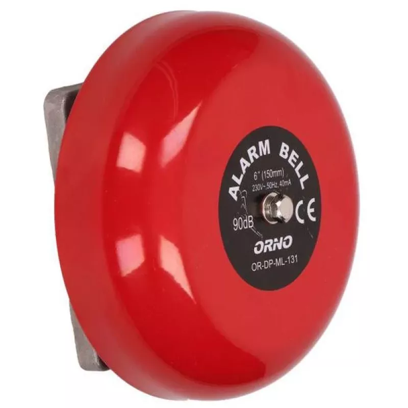 ORNO OR-DP-ML-131 Školský zvonček 230V AC 85dB červený oceľ