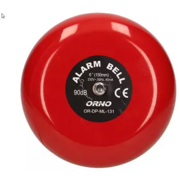 ORNO OR-DP-ML-131 Školský zvonček 230V AC 85dB červený oceľ