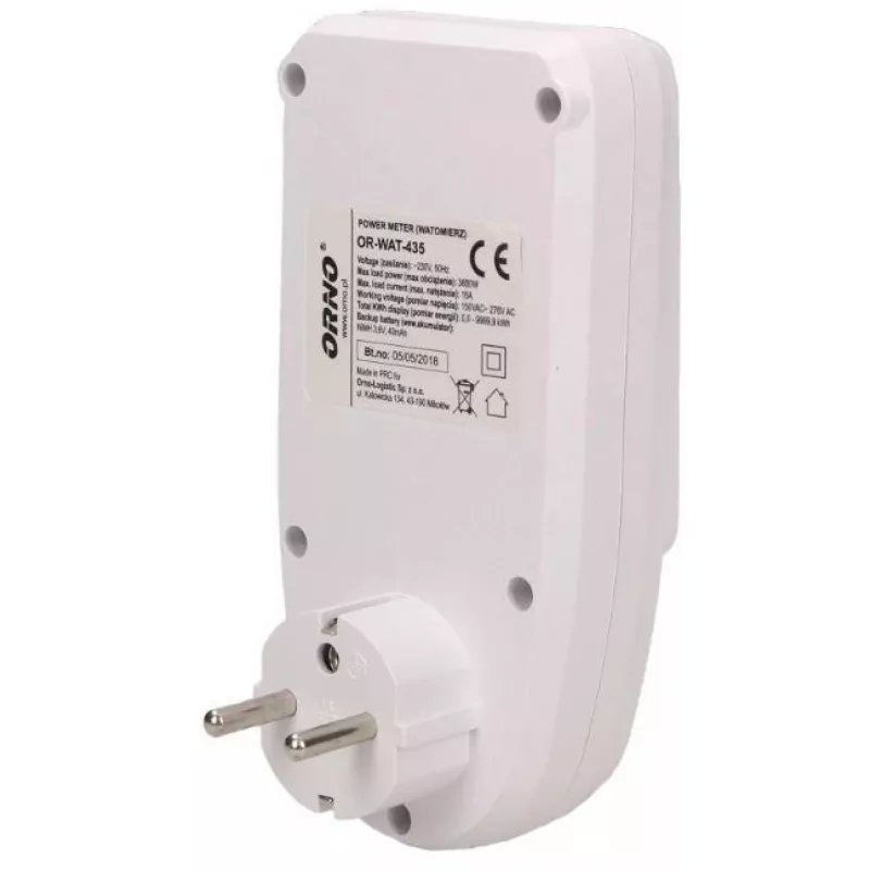 ORNO OR-WAT-435 wattmeter merač energie s displejom