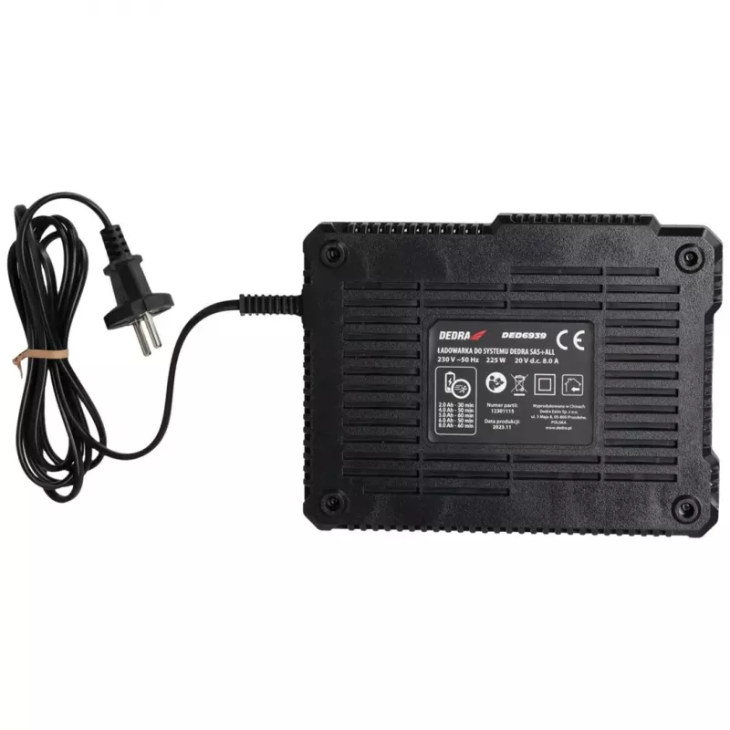 DEDRA Rýchlonabíjačka 18V 8A SAS+ALL