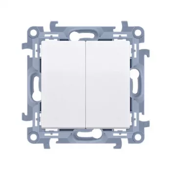 KONTAKT SIMON 10 univerzálny spínací modul 1-smerový/2-smerový 10AX 250V biely skrutkové svorky