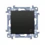 KONTAKT SIMON 10 Module matná čierna zvončekové tlačidlo samosvorné 10AX 250V