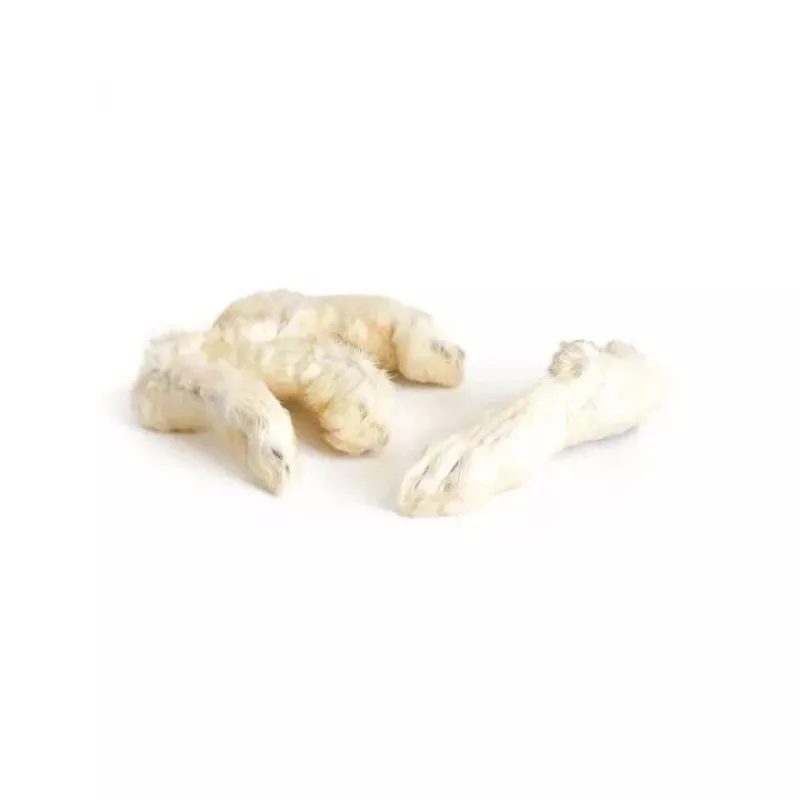 PETMEX králičie labky s kožušinou psí žuvací artikel 500g