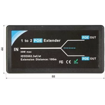 DELTA PoE extender PFT1320 3-portový