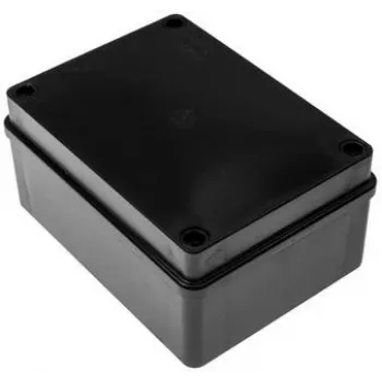 Hermetická rozvodná krabica 150x110x70mm IP65 bez halogénov čierna PAWBOL S-B316C