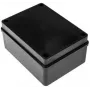 Hermetická rozvodná krabica 150x110x70mm IP65 bez halogénov čierna PAWBOL S-B316C