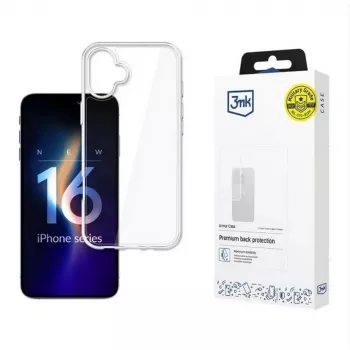 3mk Armor Case pre Apple iPhone 16 priehľadné