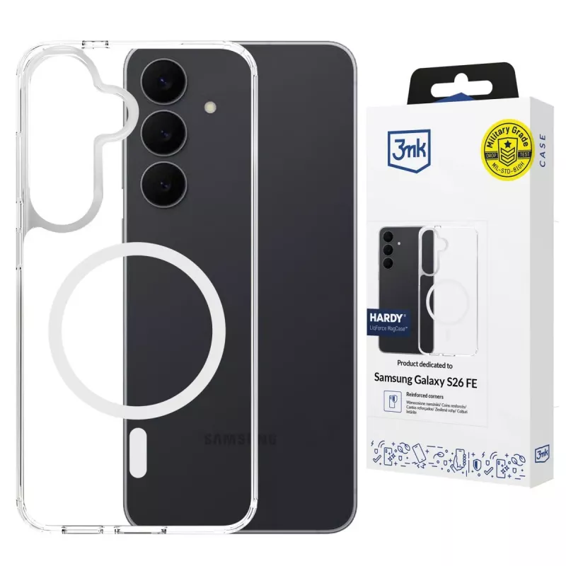 3MK PROTECTION Samsung Galaxy S26 FE - 3mk Hardy LiqForce MagCase čierne