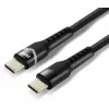 EVERACTIVE USB-C na USB-C kábel CBB-1PDRS 100cm 48V 5A 240W RGB LED