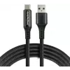 everActive CBB-2CBL USB-A/USB-C LCD kábel 200cm 3A