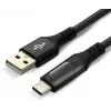 everActive CBB-2CBL USB-A/USB-C LCD kábel 200cm 3A