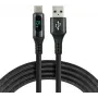 everActive CBB-2CBL USB-A/USB-C LCD kábel 200cm 3A