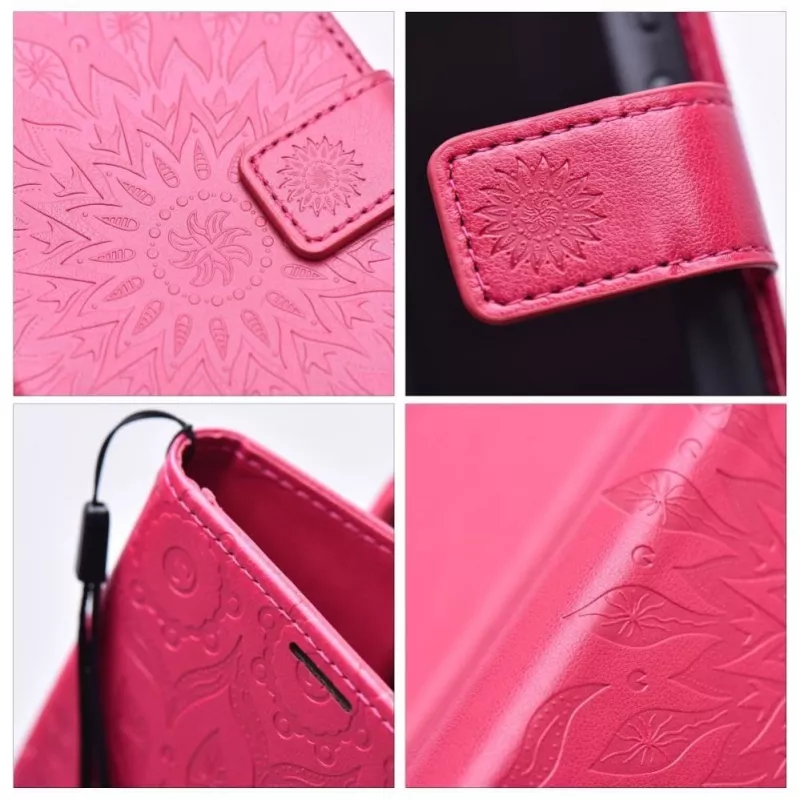 OEM Flip puzdro pre iPhone 17 / 18 Mezzo Book Mandala Magenta