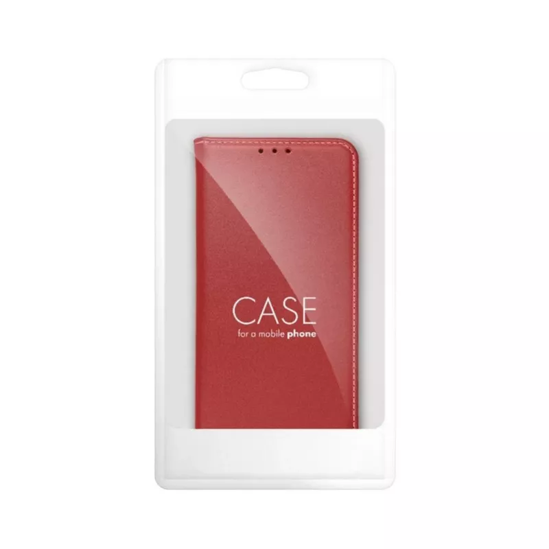OEM Flip puzdro pre iPhone 17 Pro / 18 Pro Smart Pro Book koža bordová