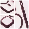 OEM puzdro pre iPhone 17 Pro Max Matte Mag kryt kompatibilný s MagSafe červený