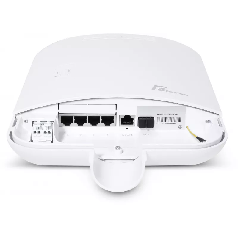 GETFORT GF-411-GUF-PO priemyselný vonkajší PoE switch 4GE+1GE+1SFP IP65