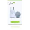 GISE SP-02 smart Wi-Fi zásuvka s meraním spotreby energie, 16A, 3680W, kompatibilná s Tuya