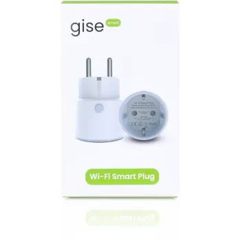 GISE SP-02 smart Wi-Fi zásuvka s meraním spotreby energie, 16A, 3680W, kompatibilná s Tuya