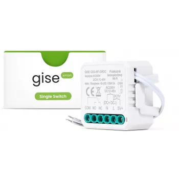 GISE smart jednokanálový beznapäťový nízkonapäťový WiFi reléový modul | Tuya | GSS-WF-DRDC