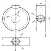MITON MT-P1260 rozvodná krabica na omietku 120x60x50mm IP65 svetlosivá