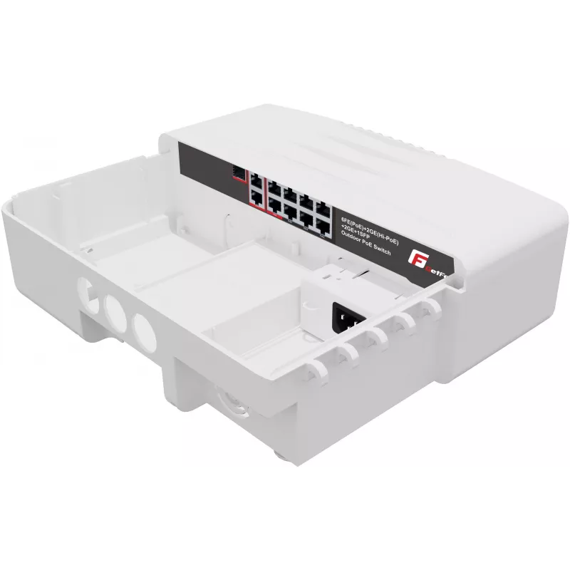GETFORT GF-6221-GGUF-PO priemyselný vonkajší PoE switch 6FE+2GE+2GB+1SFP IP65