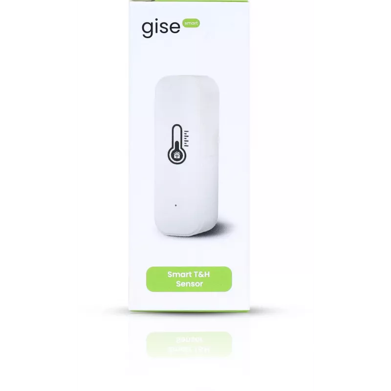 GISE smart snímač teploty a vlhkosti Wi-Fi biely | Tuya | GTHS-WF-01-W