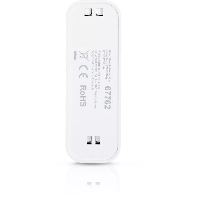 GISE smart snímač teploty a vlhkosti Wi-Fi biely | Tuya | GTHS-WF-01-W