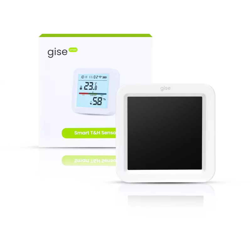 GISE smart snímač teploty a vlhkosti Wi-Fi Tuya GTHS-WF-02