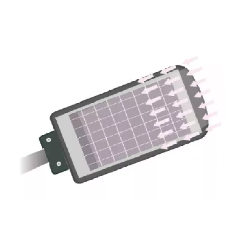 VOLT POLSKA solárne svietidlo JOCKER 120 + 12W panel + diaľkový ovládač