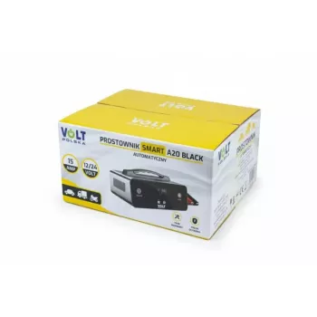 VOLT POLSKA Smart Charger 12V/24V 15A A20 Čierna