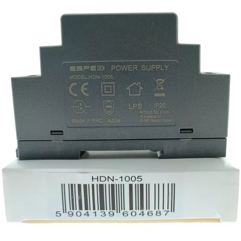 ESPE HDN-1005 DIN lištový napájací zdroj 5V/10W/2A