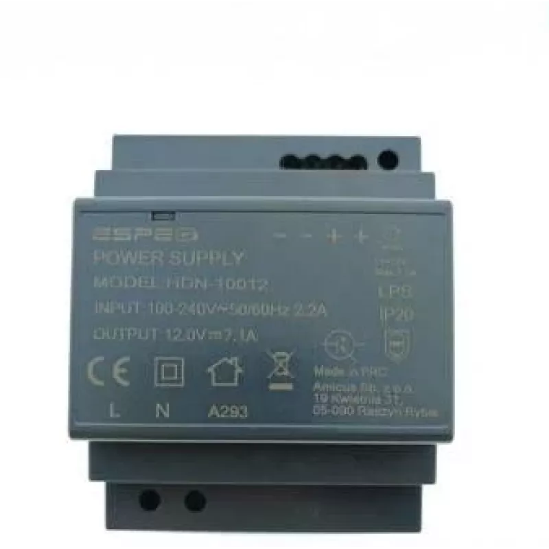 ESPE HDN-10012 DIN lištový napájací zdroj 12V 85W 7,1A