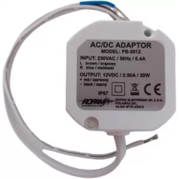 Ropam PS-3012 podomietkový napájací zdroj AC/DC 12V 2,5A 30W