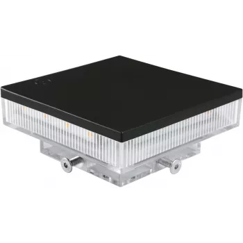 LED výstražné svietidlo Proxima SŁUPKOWA jantárová 12-230V AC/DC IP54