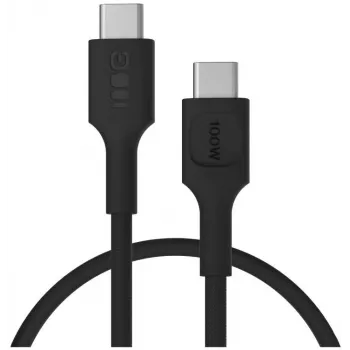 Green Cell PowerStream USB-C na USB-C kábel 100W, 0,3 m, čierna