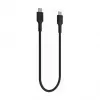 Green Cell PowerStream kábel USB-C na USB-C 100W, 0,3 m, čierny