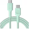 Green Cell PowerStream USB-C na USB-C kábel 100W 2m mintová zelená