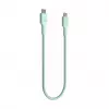 Green Cell PowerStream USB-C na USB-C kábel 100W 2m mintová zelená