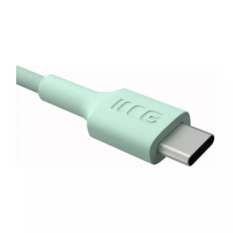 Green Cell PowerStream USB-C na USB-C kábel 100W 2m mintová zelená