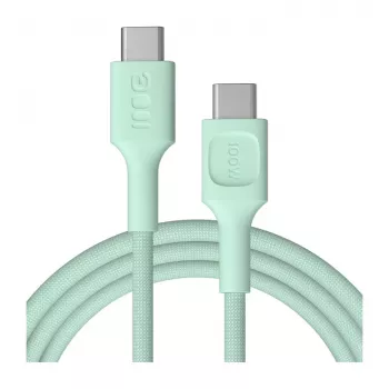 Green Cell PowerStream USB-C na USB-C kábel 100W 2m mintová zelená