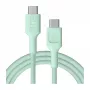 Green Cell PowerStream USB-C na USB-C kábel 100W 2m mintová zelená