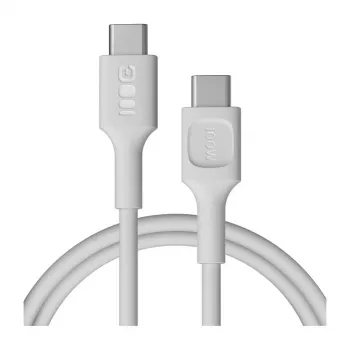 Green Cell PowerFlex rýchlonabíjací USB-C na USB-C kábel 100W biela 1,2m