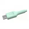 Green Cell PowerFlex rýchlonabíjací USB Type-C na USB Type-C kábel 100W mintová zelená 1,2m