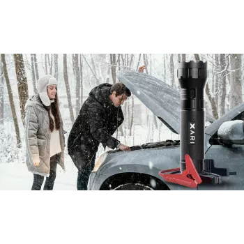 XARI JS50 4-in-1 Jump Starter 1000A Peak, 20000mAh power banka, kompresor, LED baterka