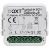 OXT Mini reléový modul 2-kanálový bez neutrálneho vodiča ZigBee TUYA T272