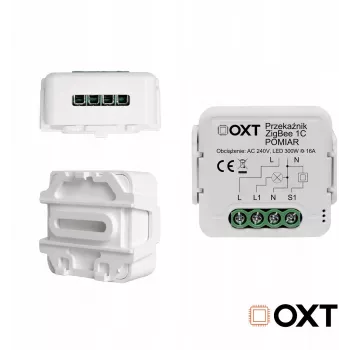 OXT T260P 1-kanálový 16A Smart reléový modul s monitorovaním výkonu, ZigBee 3.0, kompatibilný s Tuya