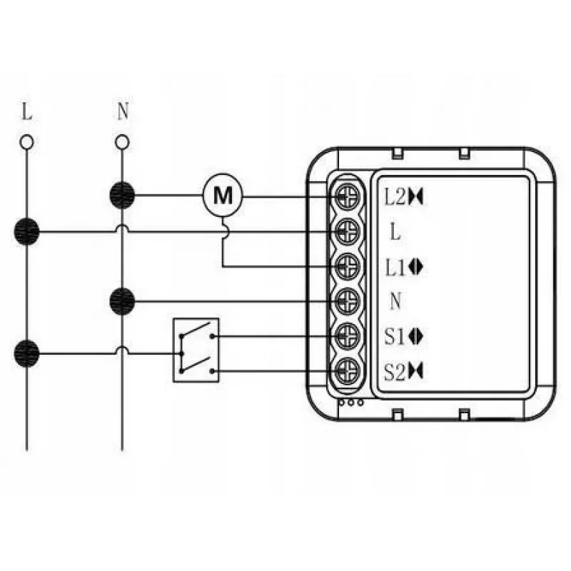 OXT Mini Smart modul ovládača žalúzií a roliet WiFi+RF Tuya T229