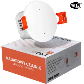 OXT T150 mmWave radarový senzor prítomnosti a jasu 230V WiFi Tuya Smart Life